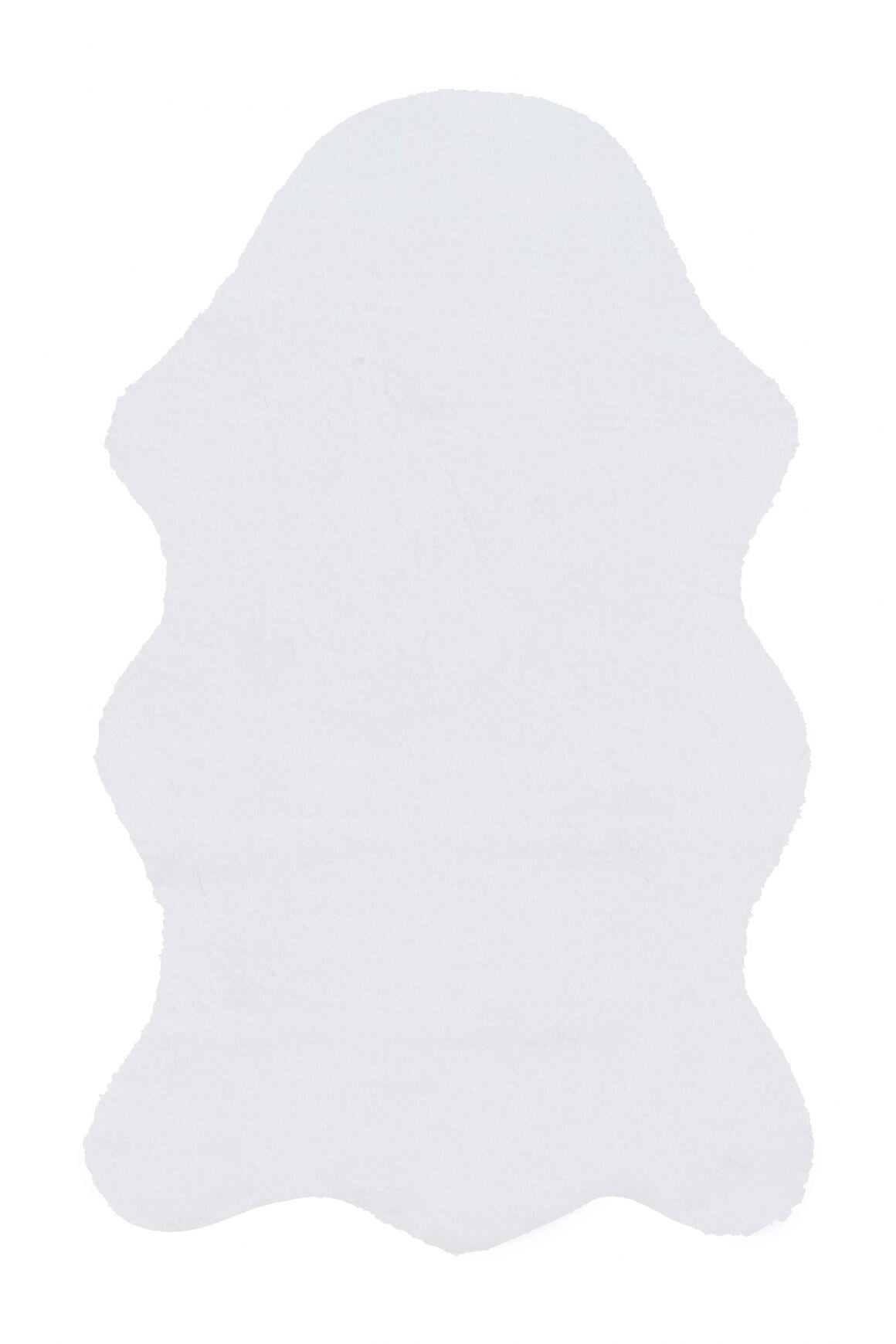 Meloni Beyaz - Yıkanabilir Peluş Halı | Kaymaz Yumuşak Halı